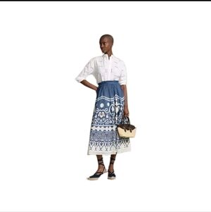 Polo Ralph Lauren WomenPolo Ralph LaurenCotton Voile Maxi Skirt Size 12 NWOT